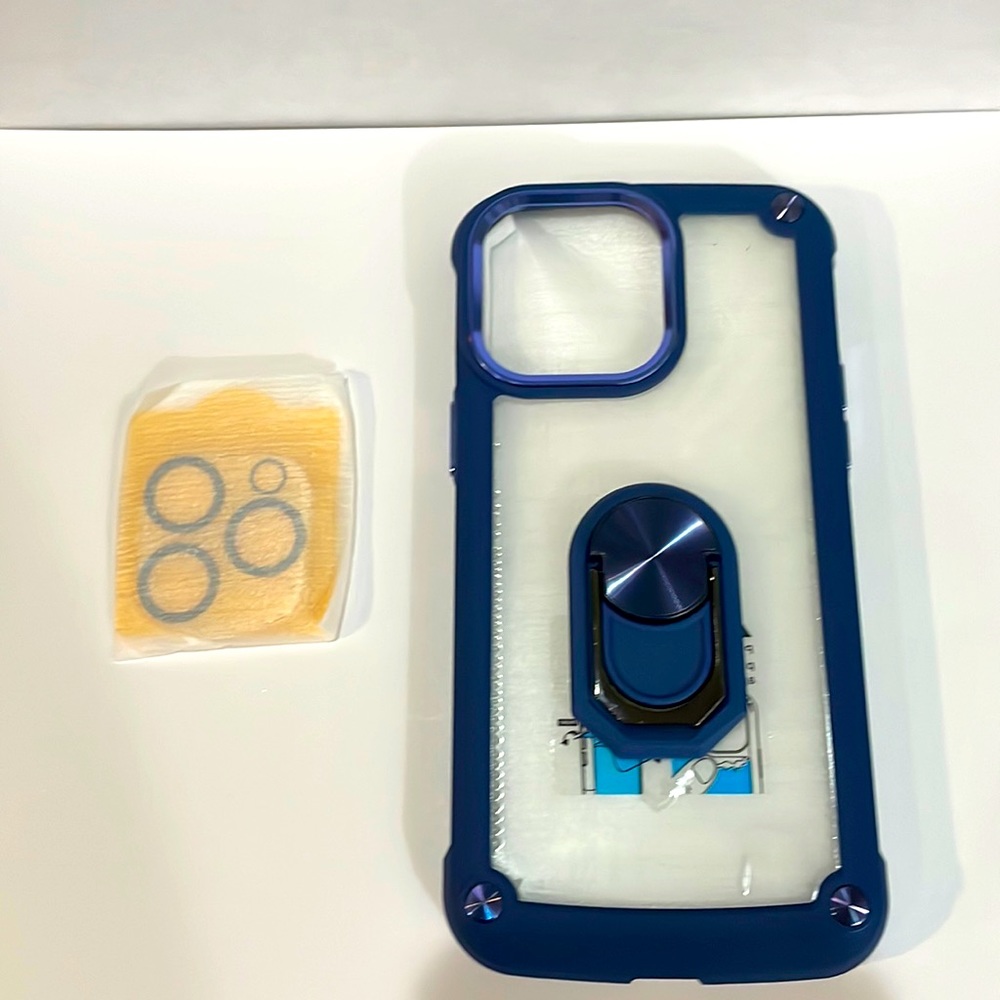 ADVENTURER HEAVY DUTY CASE FOR IPHONE  Pro max Blue with two screen protector